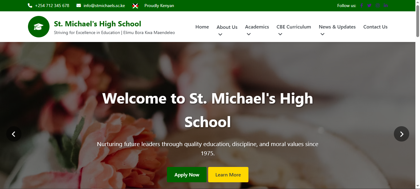 St. Michael School Template